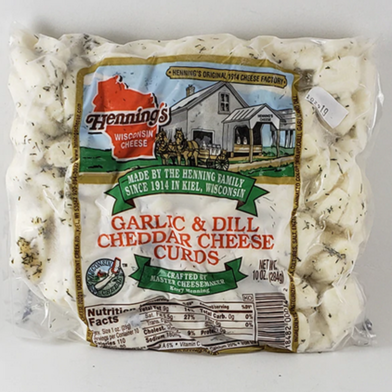 Wisconsin Cheese Curds Wisconsin Henning's Cheese Curds - Dill & Garlic (10 oz)