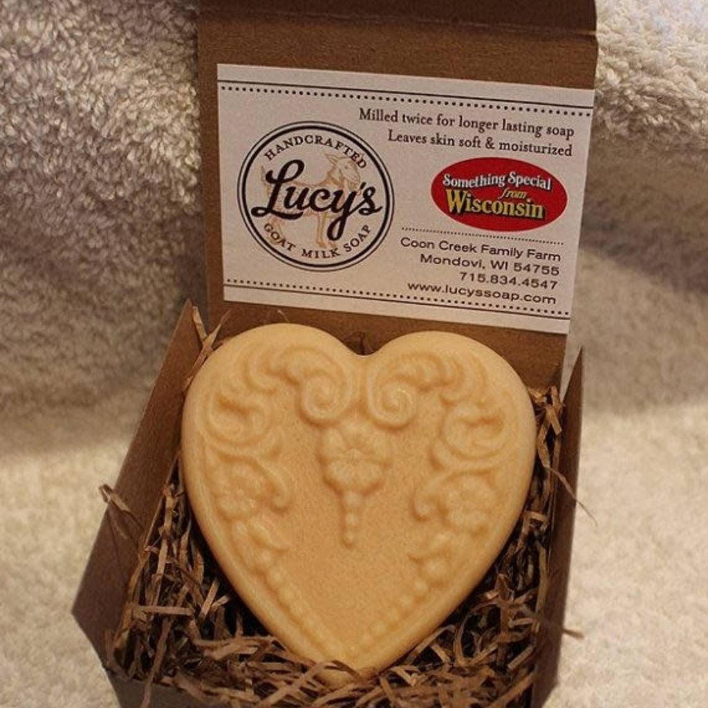Lucy's Goat Milk Soap Lucy's Goat Milk Soap - Small Victorian Heart