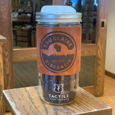 Tactile Craftworks Leather Travel Mug - Eau Claire Forest (Trees)