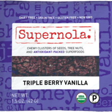 Gorilly Goods Organic Snacks Snack Mix - Supernola Triple Berry Vanilla