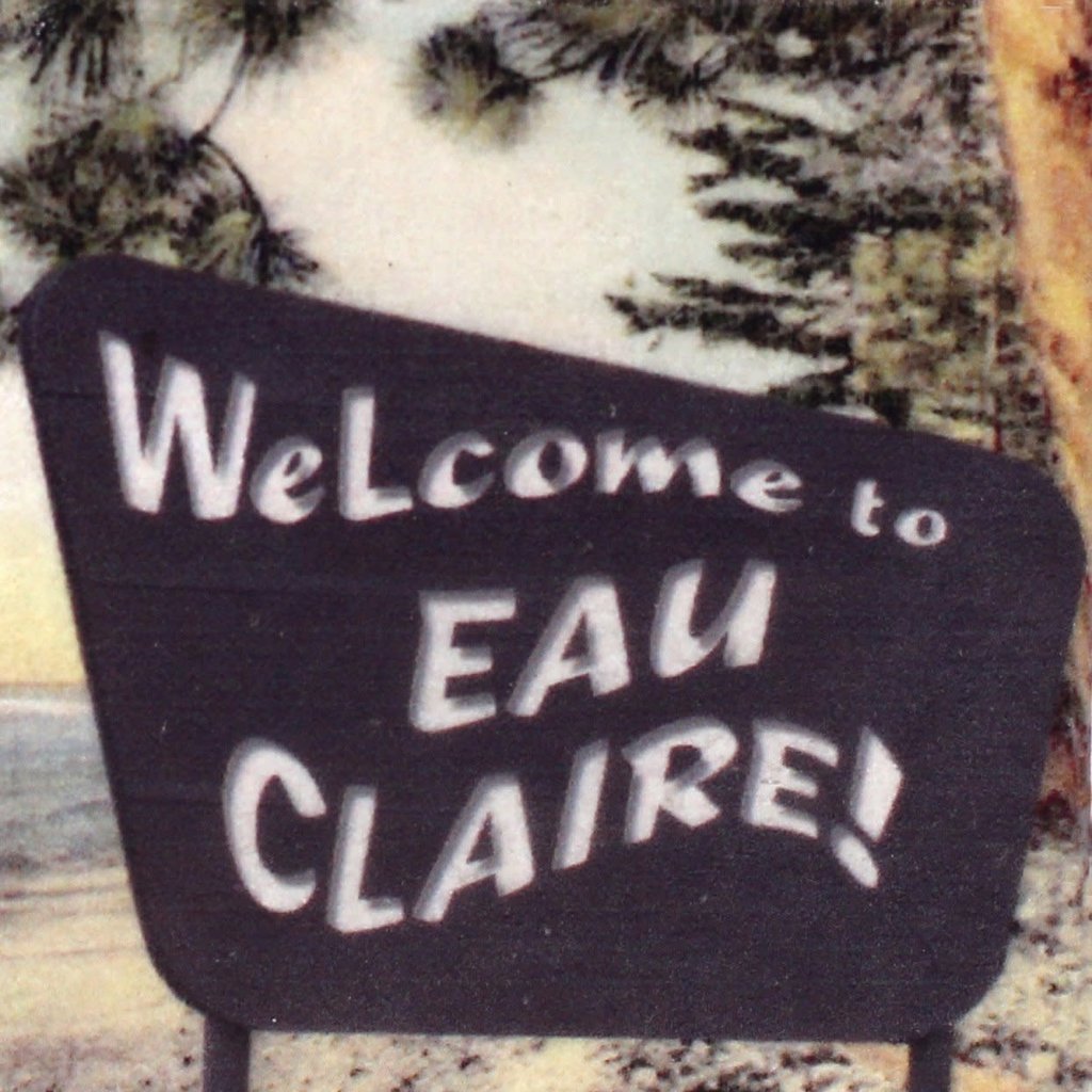 Volume One Marble Magnet - Welcome To Eau Claire