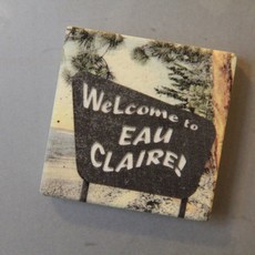 Volume One Marble Magnet - Welcome To Eau Claire