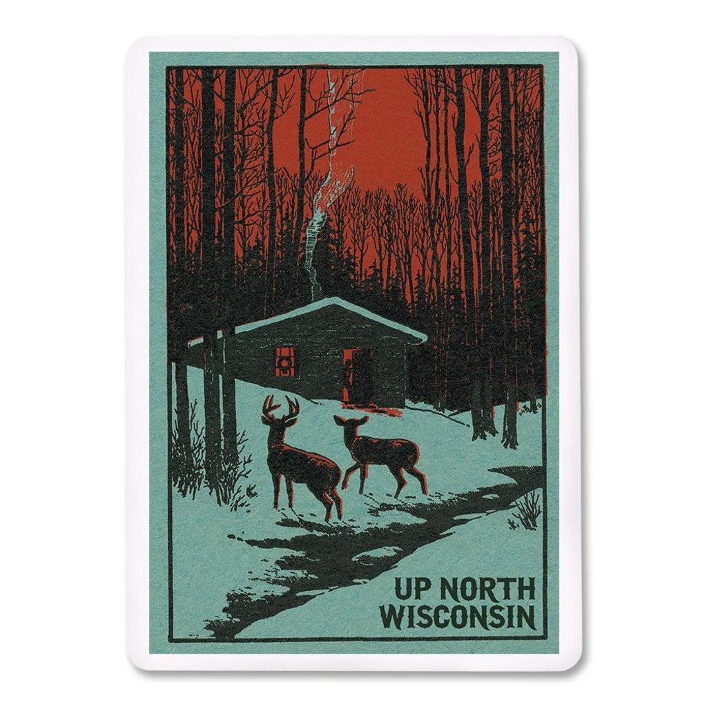 Lantern Press Playing Cards - Up North Wisconsin