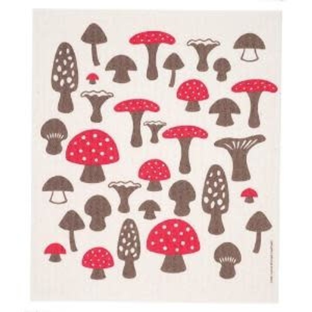 Volume One Swedish Dishcloth - Mushrooms