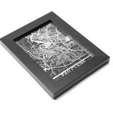 Volume One Eau Claire Stainless Steel City Map