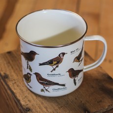 Gift Republic Enamel Mug - Birds