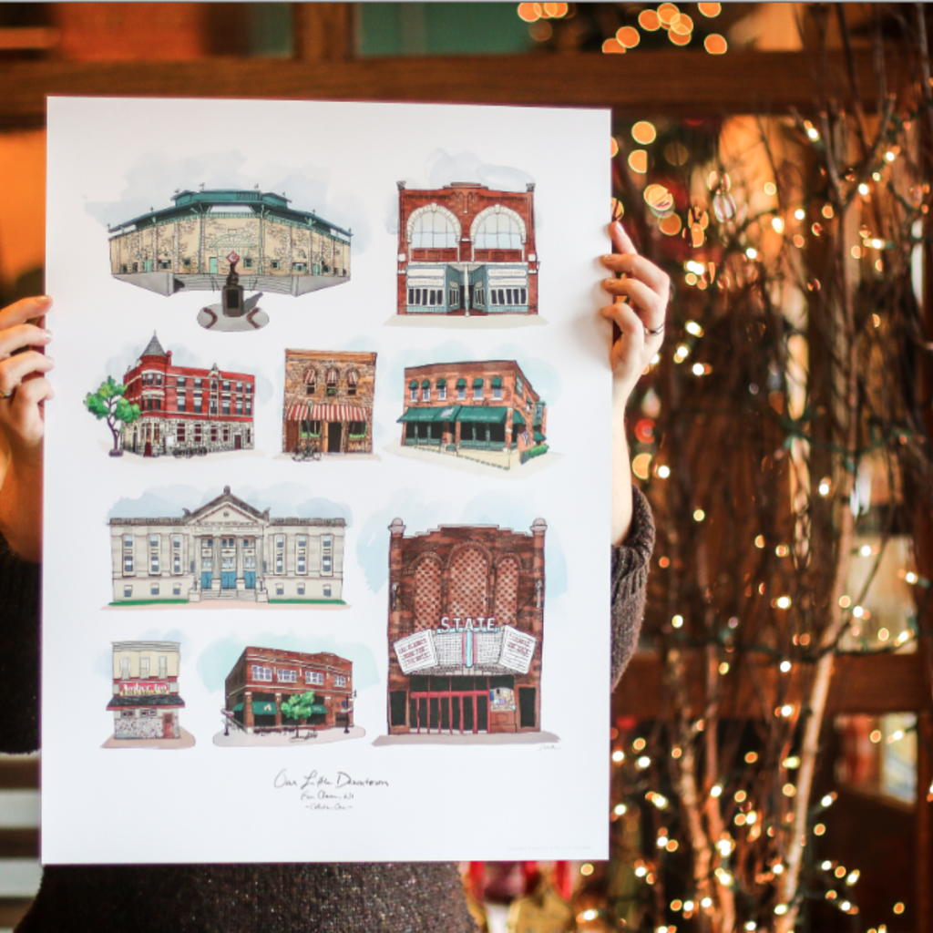 Volume One Our Little Downtown Eau Claire 18x24