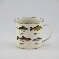Gift Republic Enamel Mug - Fish