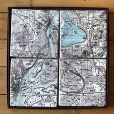 Volume One Marble Coaster - EC/Chippewa River 4-Pack