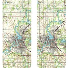 Volume One Socks - Eau Claire Map
