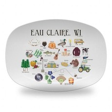 dishique Platter - Eau Claire Alphabet