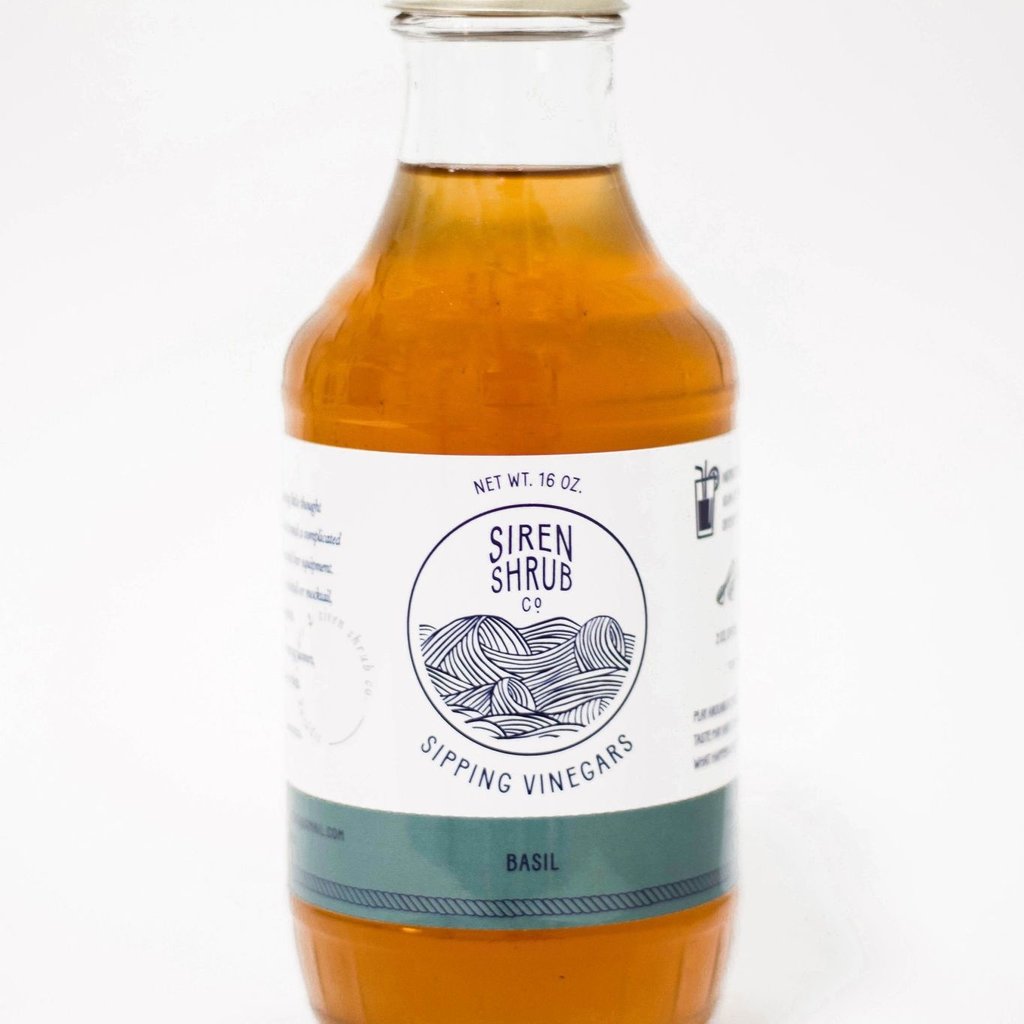 Siren Shrubs Co Sipping Vinegar - Basil