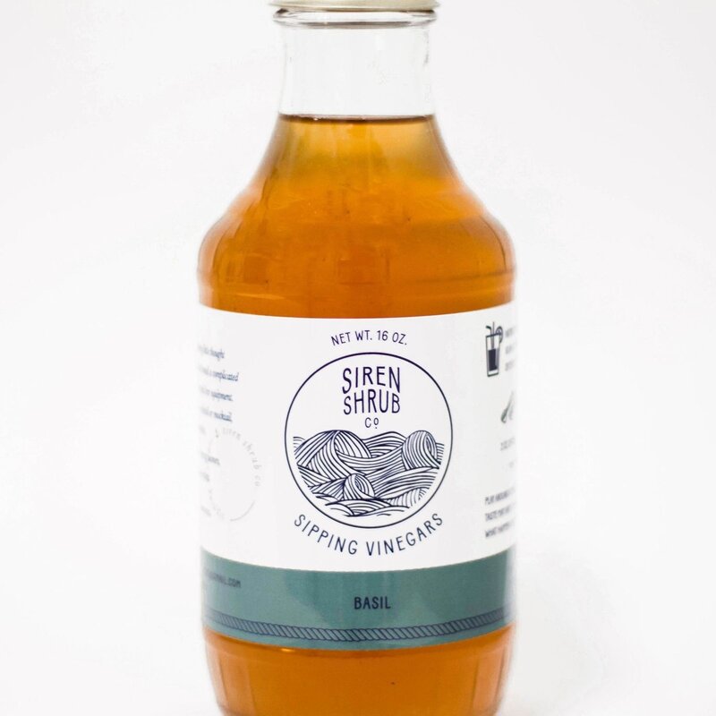 Siren Shrubs Co Sipping Vinegar - Basil