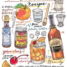 LouPaper Old Fashioned Print Vertical (8x10)