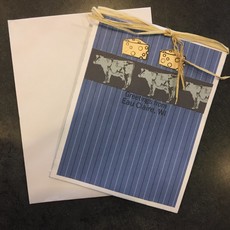 Cari Raynae Cow Cheese Greeting Card