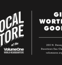 Volume One Local Store Gift Card (Physical Card)