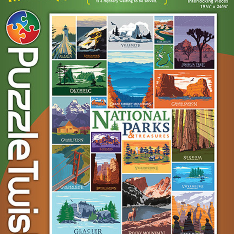 Puzzle Twist National Parks - 1,000 Piece Puzzle