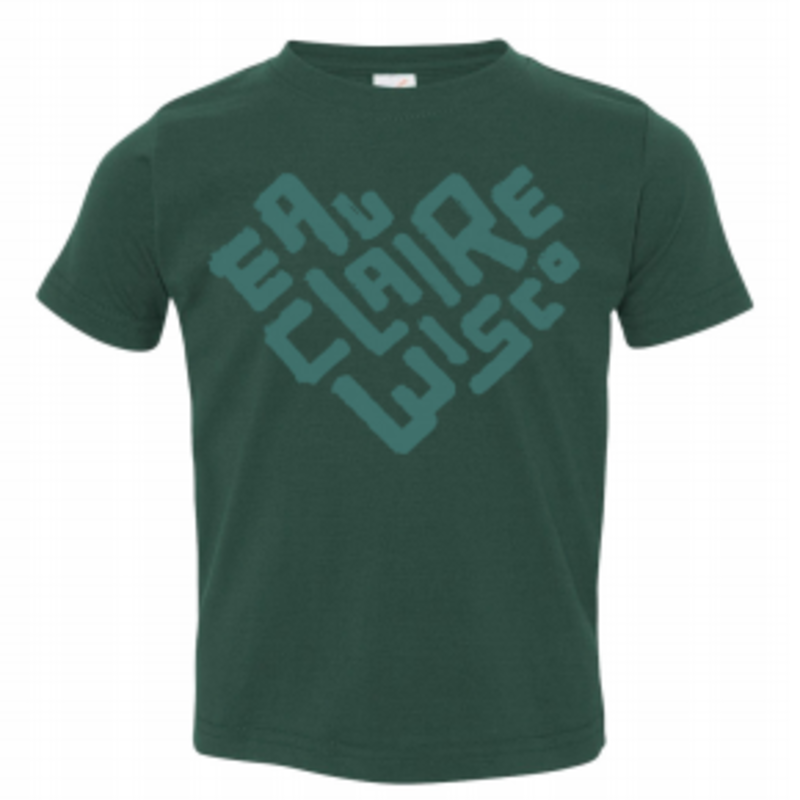 Volume One EC Wisco Heart - Toddler Tee