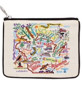 Volume One Wisconsin Zip Pouch