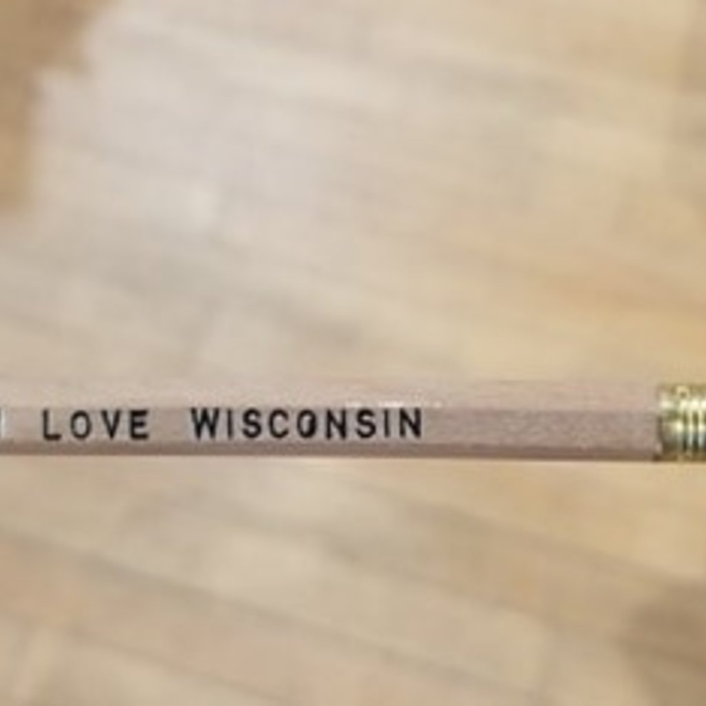 Volume One Pencil - I Love Wisconsin (Plain)