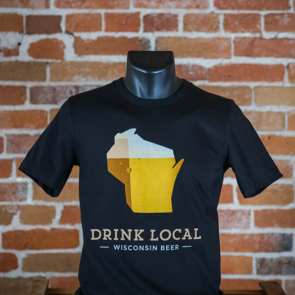 Volume One Drink Local Beer Tee