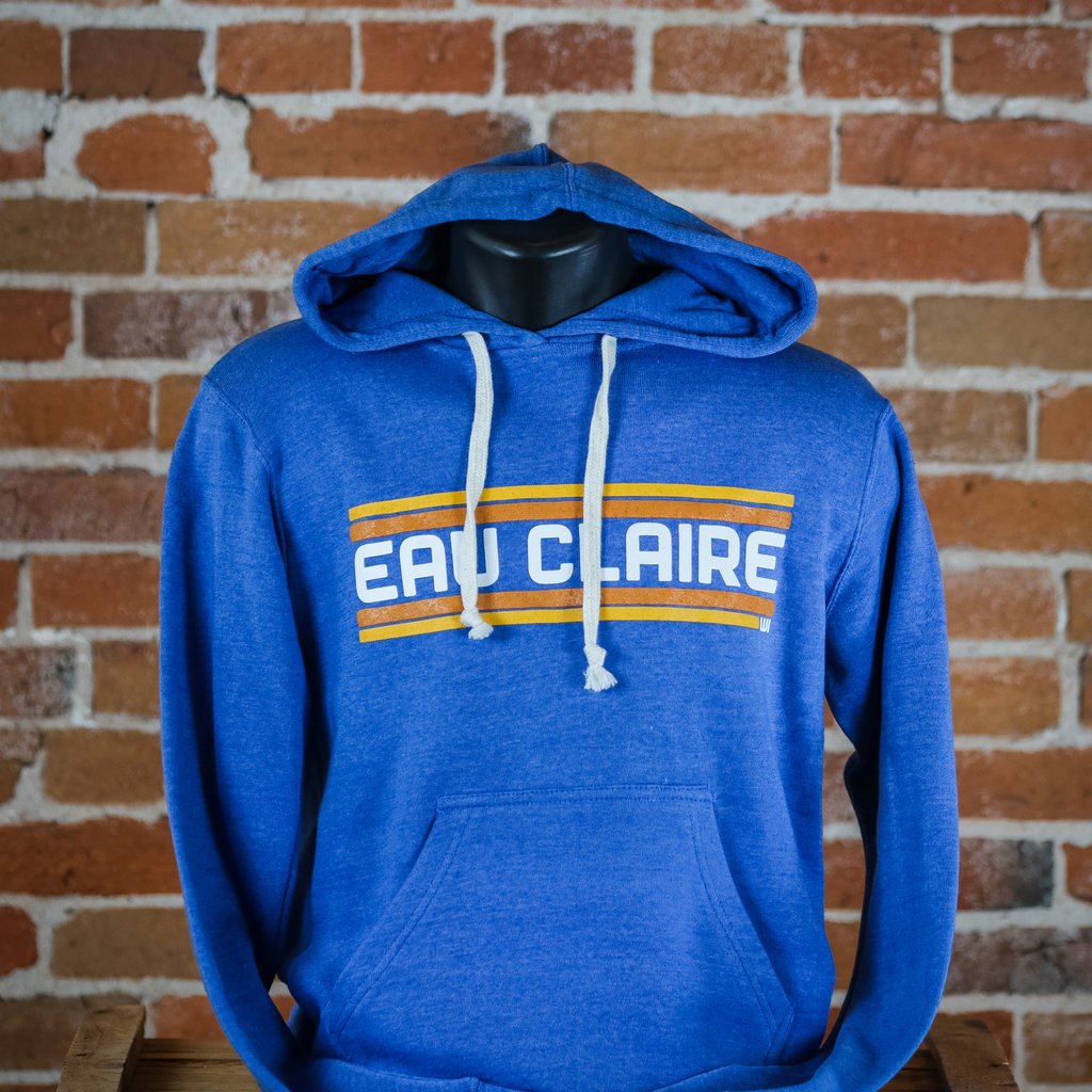 Volume One Retro Blue Eau Claire Hoodie