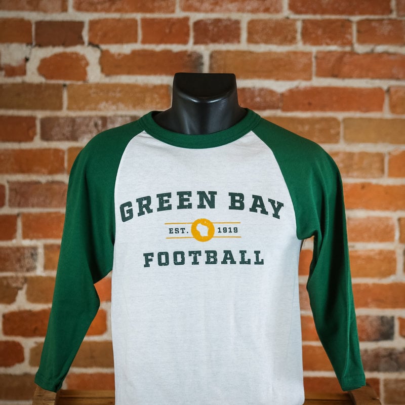 Volume One Green Bay Football 3/4 Tee