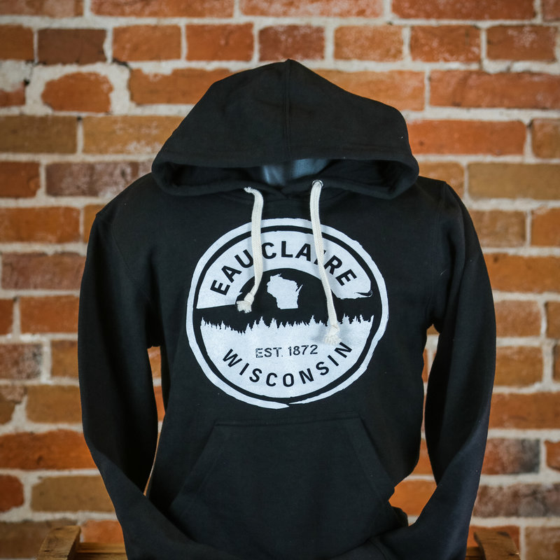 Volume One Eau Claire Forest Hoodie (Black & White)