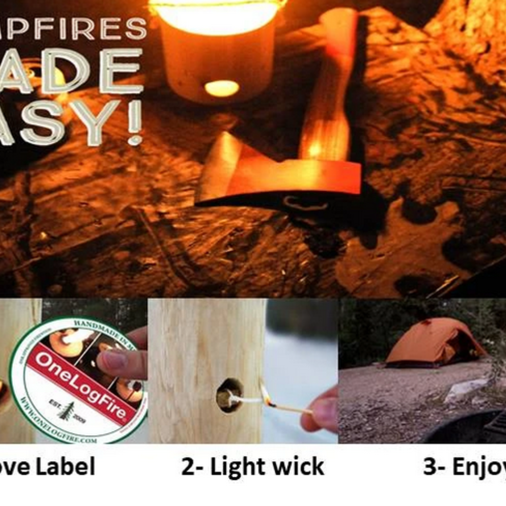 One Log FIre One Log Fire