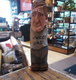 Denny Williams Wood Carving - UWEC Guy