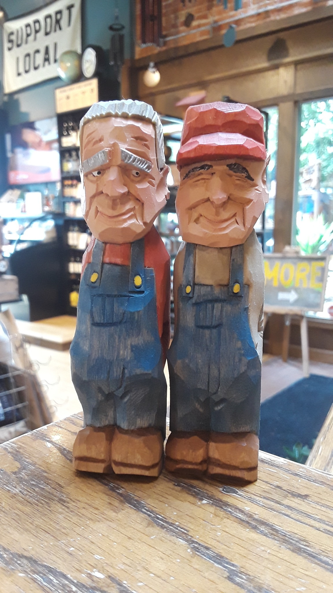 Wood Carving Farmer The Local Store