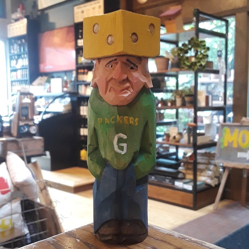 Wood Carving - Cheesehead
