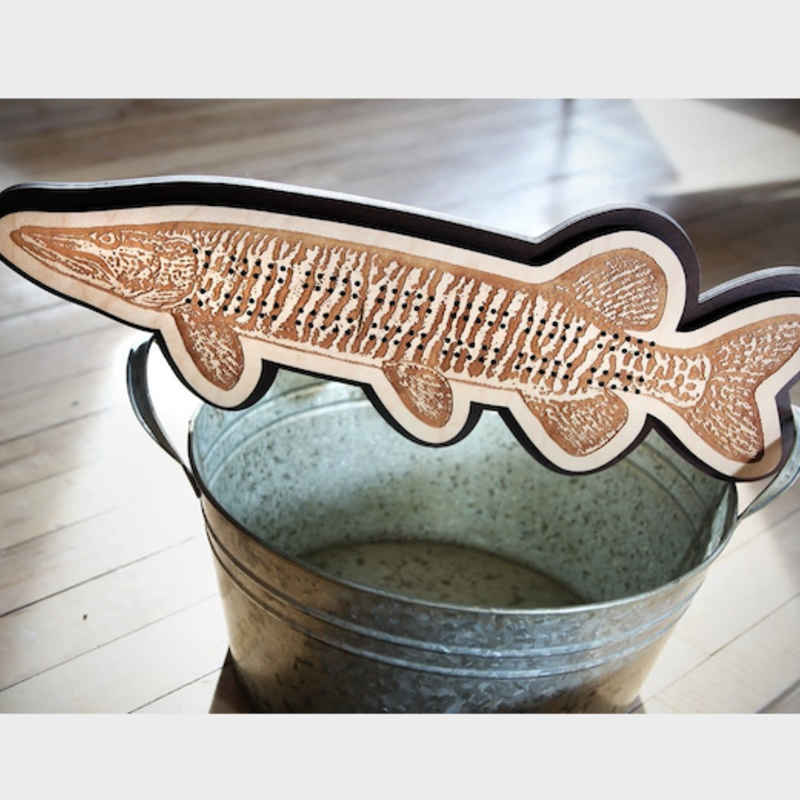 Volume One Cribbage Board - Muskie