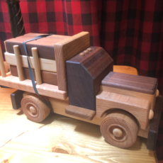 Hower Toys Hower Toys - Log Truck Wooden Toy