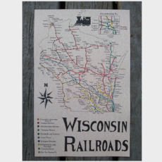 Wisconsin Railroads Map