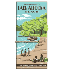 Volume One Vintage Tourism Poster - Lake Altoona Beach