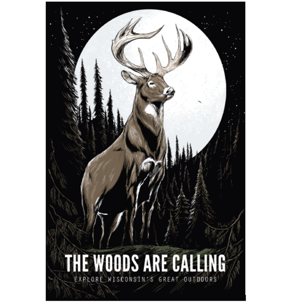 Volume One (Mark Lone) The Woods Are Calling Print (18x24)