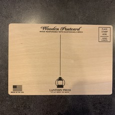 Lantern Press Wood Postcard - Vintage Eau Claire