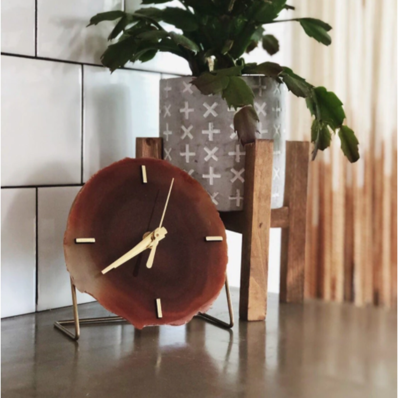 Mod North & Co. Agate Desk Clock (Assorted)