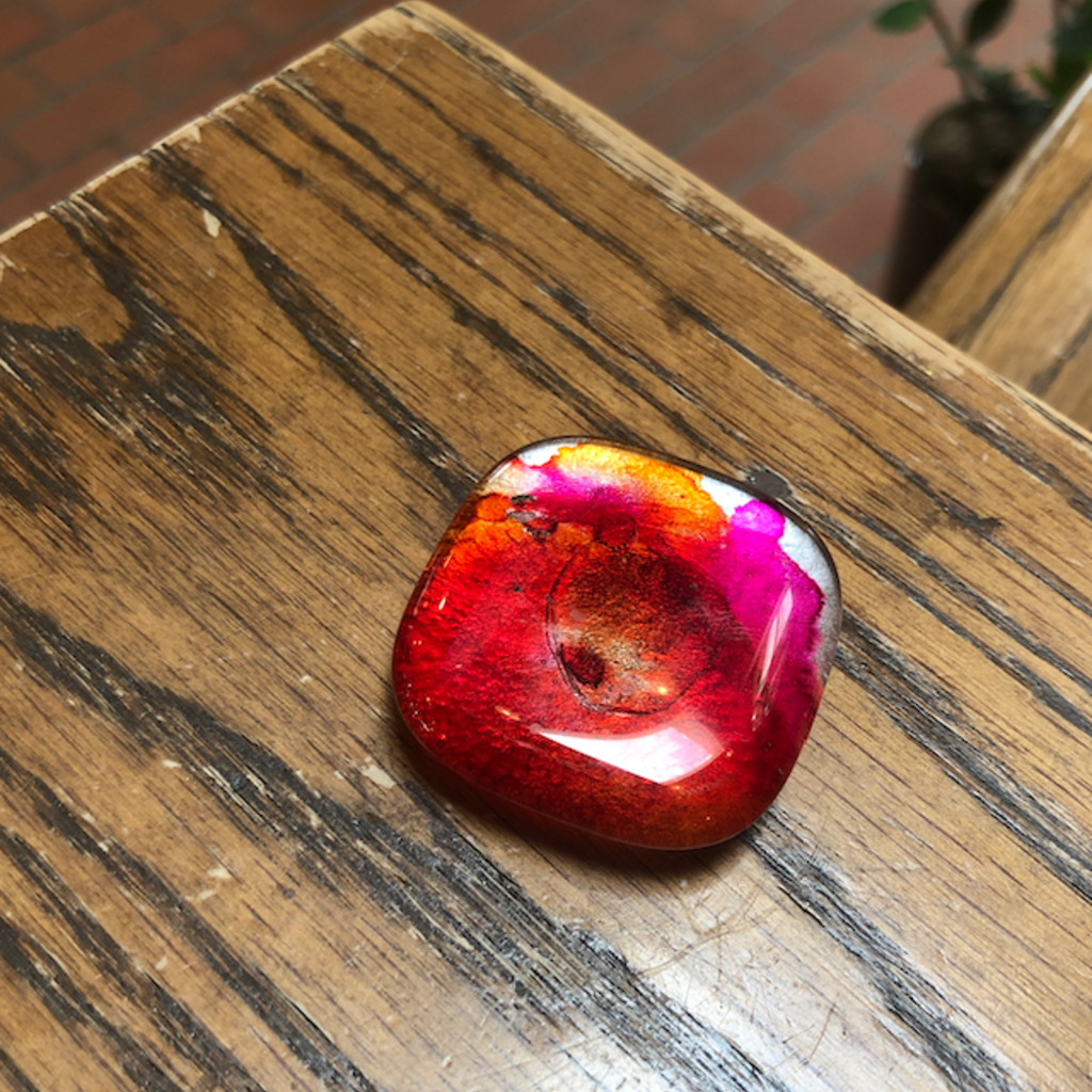 Karen Clark Fused Glass Magnet (Assorted Colors)