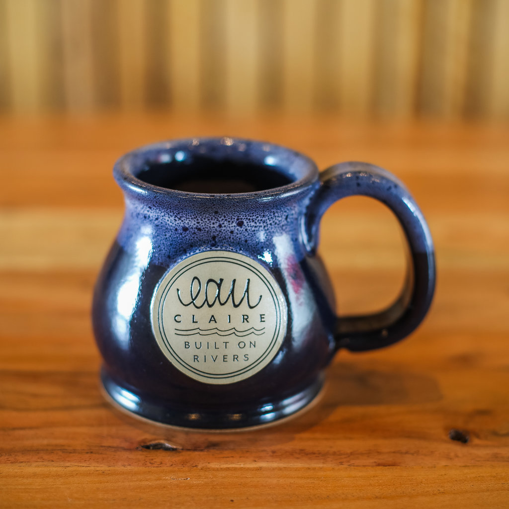 Volume One Stoneware - EC River Potbelly Mug - Glacier Frost