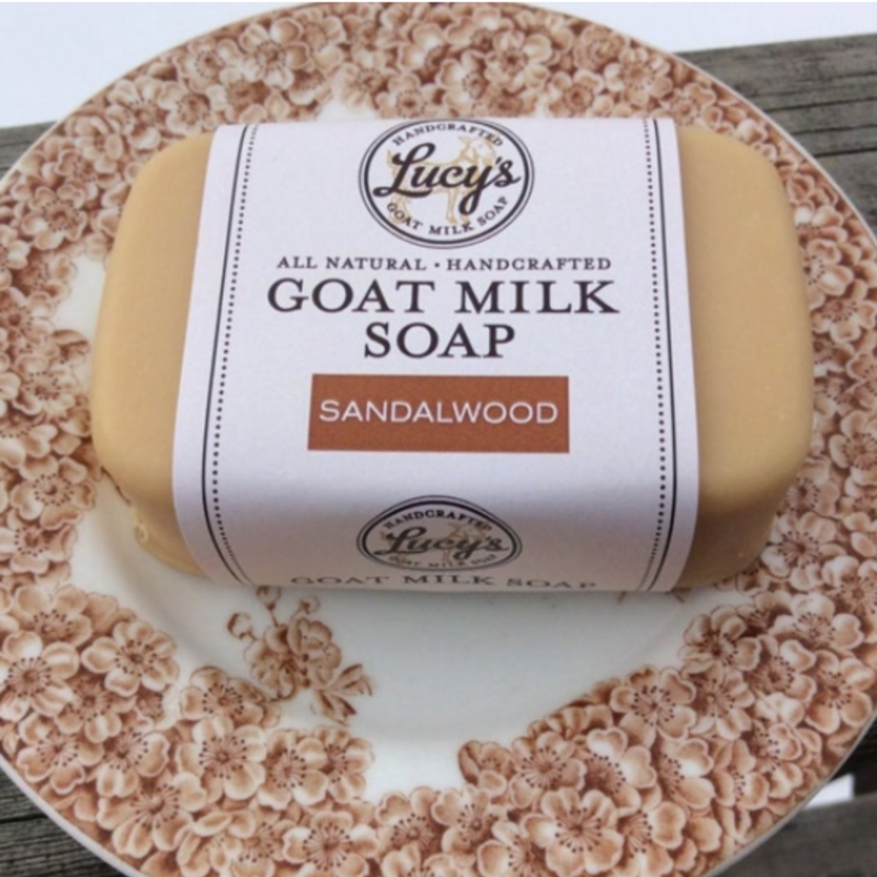 Lucy's Goat Milk Soap Lucy's Goat Milk Soap - Sandalwood Bath Bar