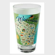 Volume One Pint Glass - Whimsical Wisconsin