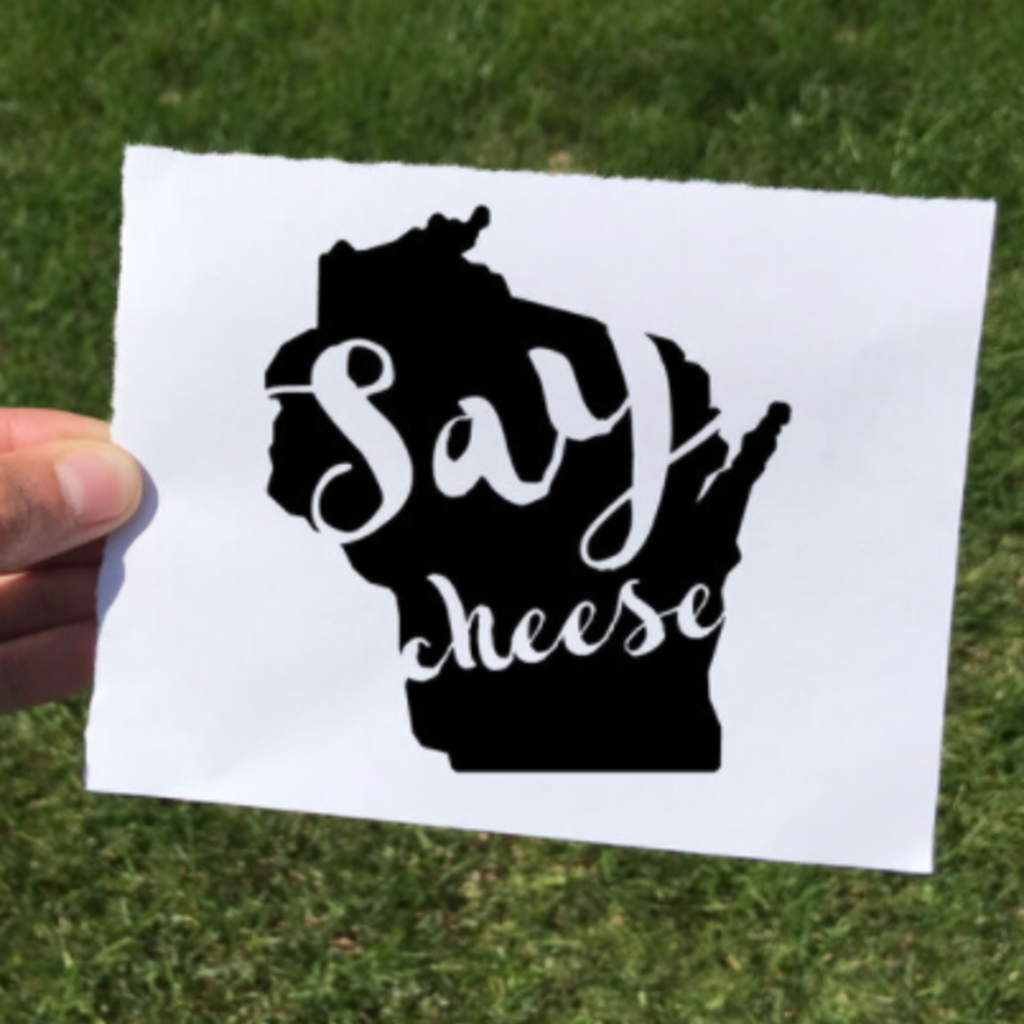 Teapot Marketing Vinyl Decal - Say Cheese