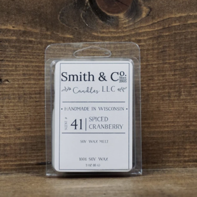 Wax Melt - Smith & Co. Candles - Cozy Cranberry