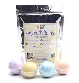 Sunny Skies CBD CBD Bath Bomb - 4 Pack