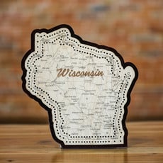 Volume One Cribbage Board - Wisconsin