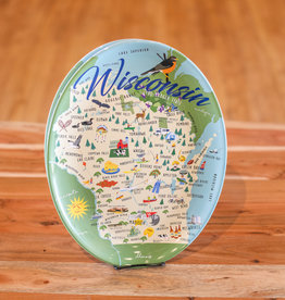 Volume One Melamine Platter - Whimsical Wisconsin