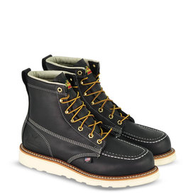 American Heritage Boots – 6″ Black Moc Toe