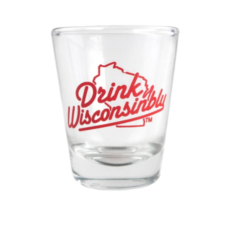 Drink Wisconsinbly Shot Glass - Drink Wisconsinbly